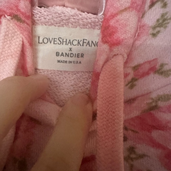 Loveshackfancy X Bandier Cropped Hoodie - Picture 8 of 8
